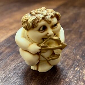 Harmony Ball Cupid Ring Holder Pot Belly Trinket Box NEW in Box